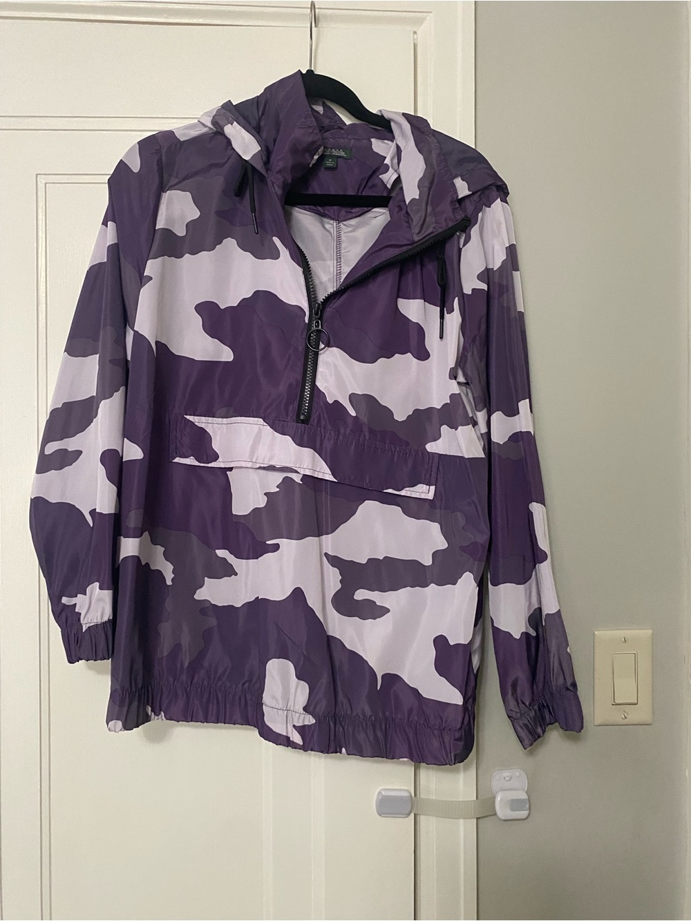 wild fable Purple & Lavender Camo Pullover Anorak Jacket